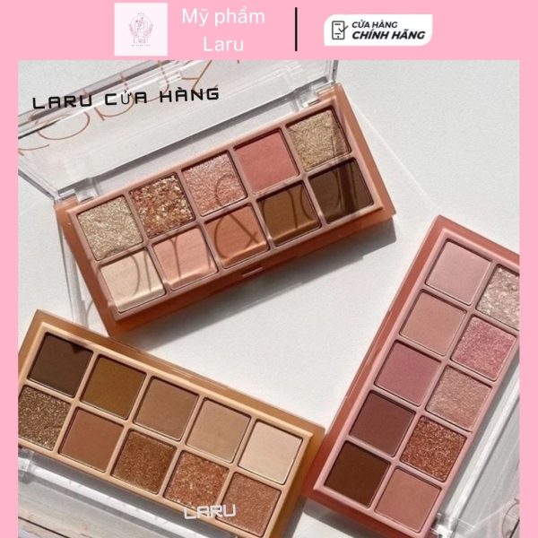 Bảng phấn mắt LARU 10 ô đủ mã màu - Hình ảnh 4
