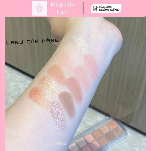 Phấn mắt LARU Mười hai màu Nhẹ nhàng 12 màu Phấn mắt - Hình ảnh 3
