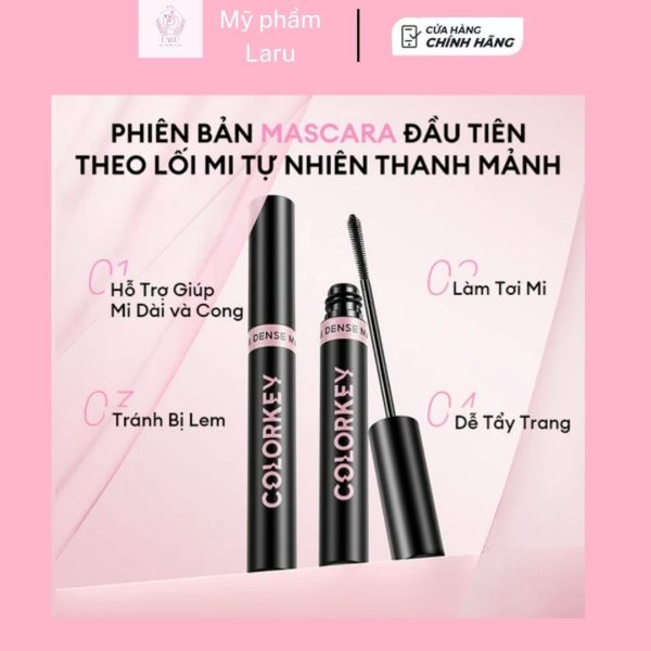 Mascara COLORKEY Hỗ Trợ Giúp Mi Dài Và Tơi, Tạo Cảm Giác Tự Nhiên, Nhanh Khô, Không Lem Trôi - Hình ảnh 2
