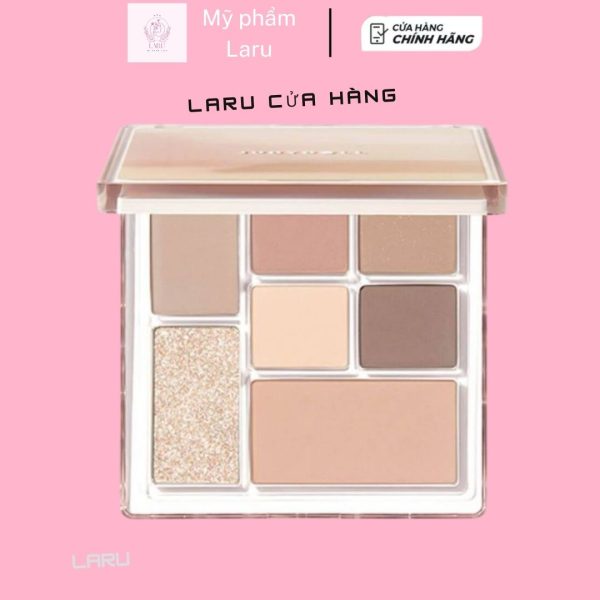 Bảng Phấn Mắt LARU 7 ô (GT628) Makeup Nhẹ Nhàng Dành cho người tập makeup TRANG ĐIỂM