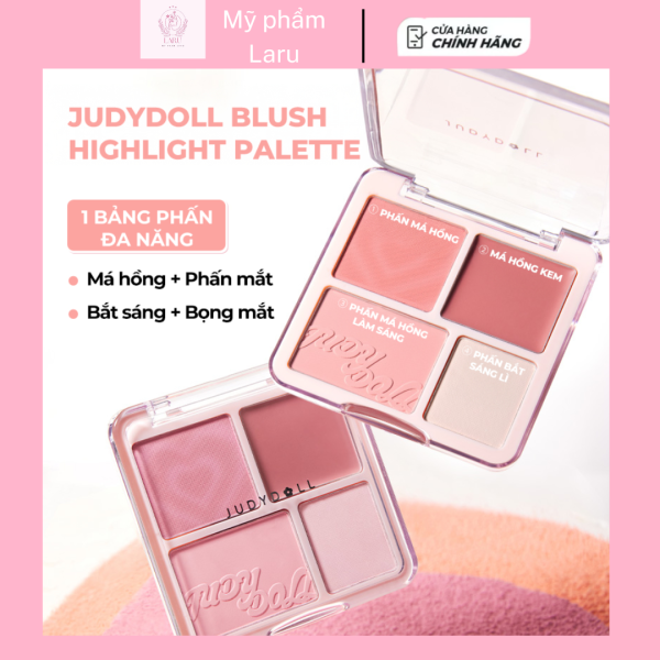 Phấn má Judydoll 4 ô