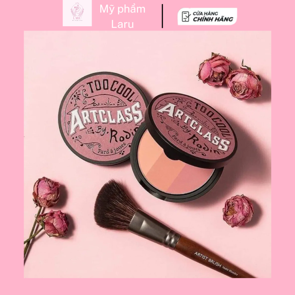 Phấn má 3 màu Pink and White Minimalist Beauty Product Instagram Post