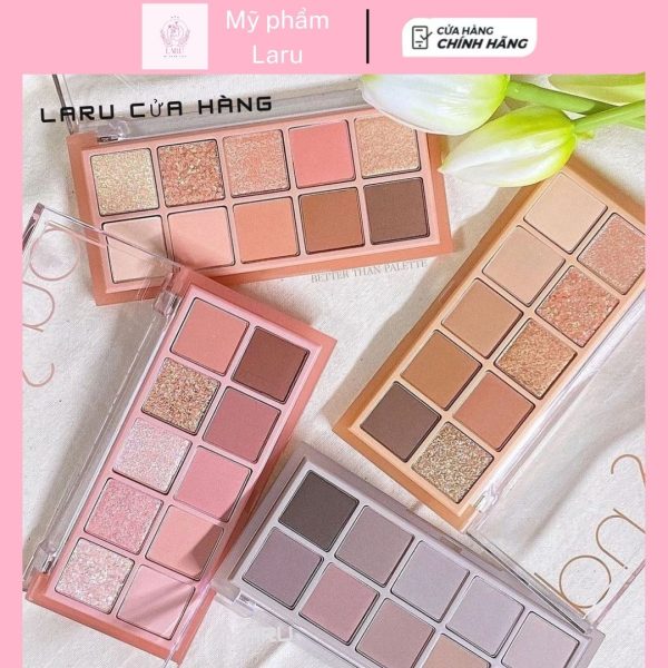 Bảng phấn mắt LARU 10 ô đủ mã màu