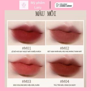 Bộ bốn màu son kem lì
